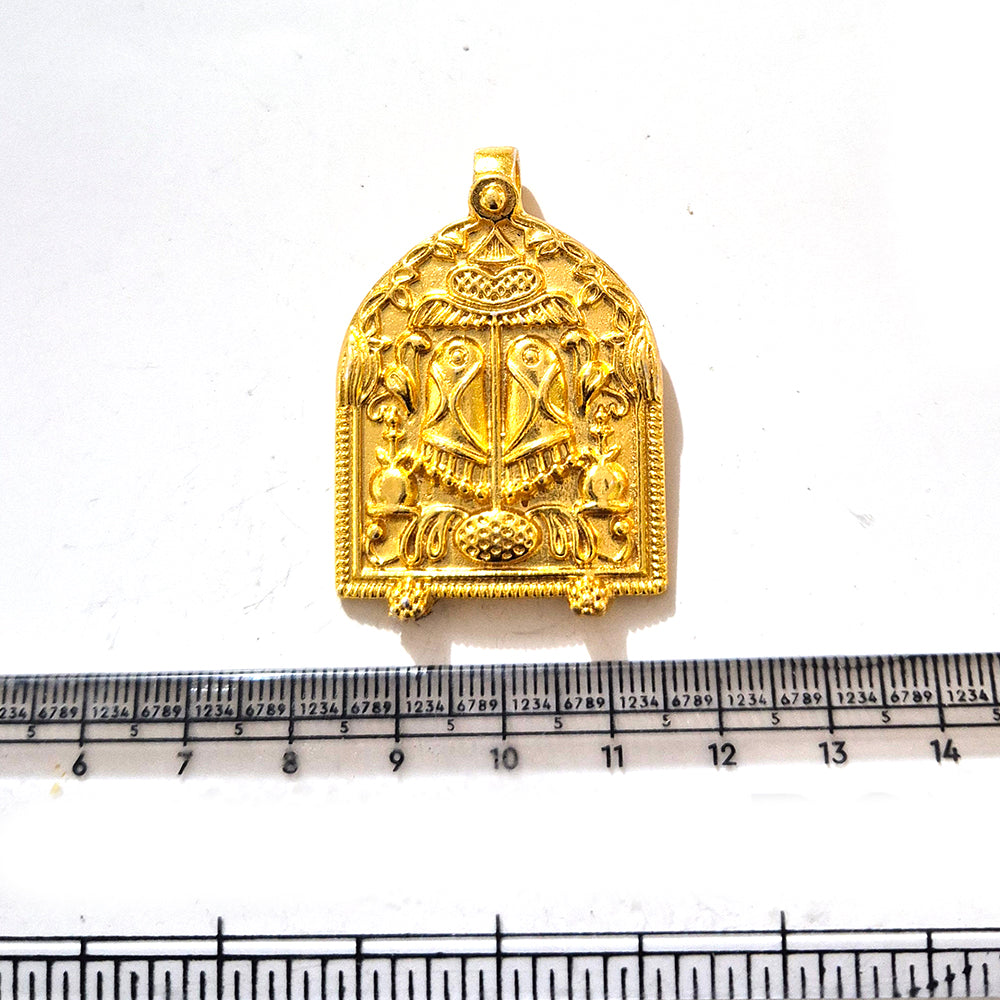 Large Gold Plated Statement Pendant | Limited Stock Sale | Jewelry Making Pendant | Single Piece