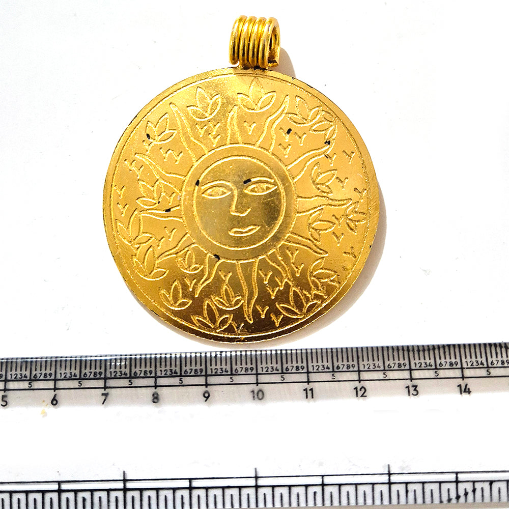 Large Gold Plated Statement Pendant | Limited Stock Sale | Jewelry Making Pendant | Single Piece