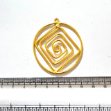 Large Gold Plated Statement Pendant | Limited Stock Sale | Jewelry Making Pendant | Single Piece