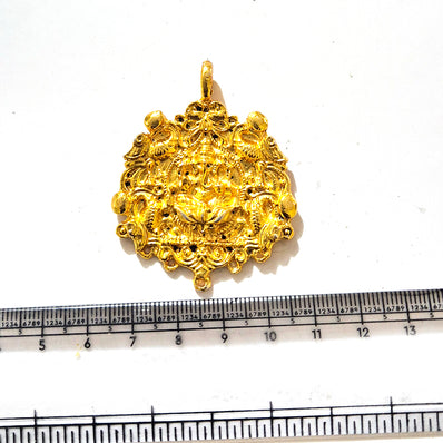 Large Gold Plated Statement Pendant | Limited Stock Sale | Jewelry Making Pendant | Single Piece