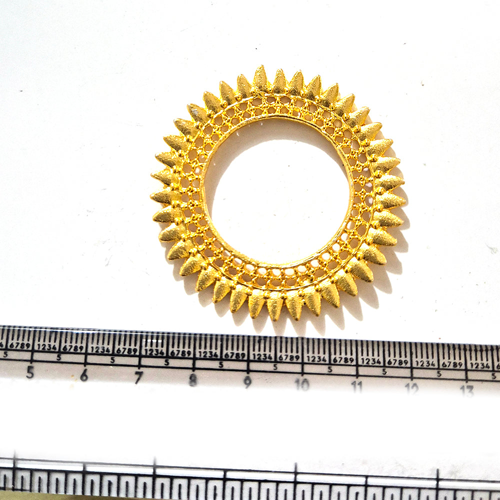 Large Gold Plated Statement Pendant | Limited Stock Sale | Jewelry Making Pendant | Single Piece