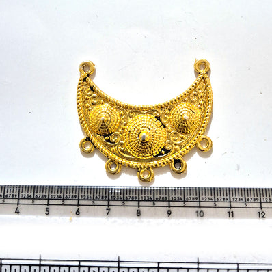 Large Gold Plated Statement Pendant | Limited Stock Sale | Jewelry Making Pendant | Single Piece
