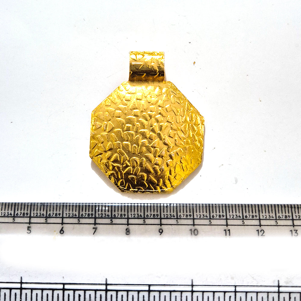 Large Gold Plated Statement Pendant | Limited Stock Sale | Jewelry Making Pendant | Single Piece