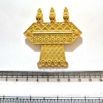 Large Gold Plated Statement Pendant | Limited Stock Sale | Jewelry Making Pendant | Single Piece