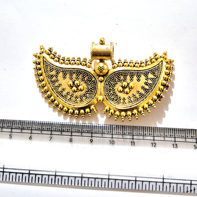 Large Gold Plated Statement Pendant | Limited Stock Sale | Jewelry Making Pendant | Single Piece