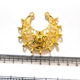 Large Gold Plated Statement Pendant | Limited Stock Sale | Jewelry Making Pendant | Single Piece
