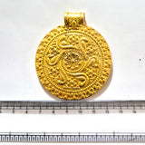 Large Gold Plated Statement Pendant | Limited Stock Sale | Jewelry Making Pendant | Single Piece