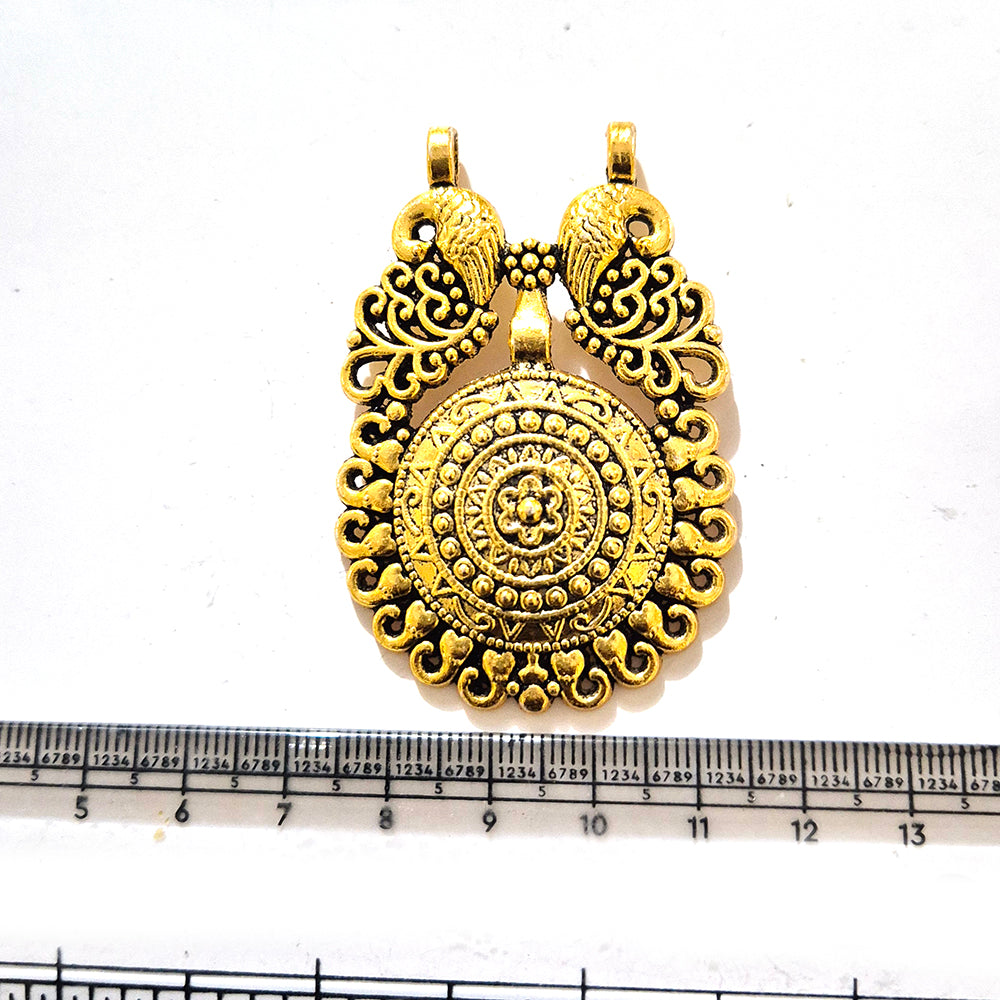 Large Gold Plated Statement Pendant | Limited Stock Sale | Jewelry Making Pendant | Single Piece