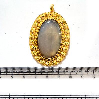 Large Gold Plated Statement Pendant | Limited Stock Sale | Jewelry Making Pendant | Single Piece