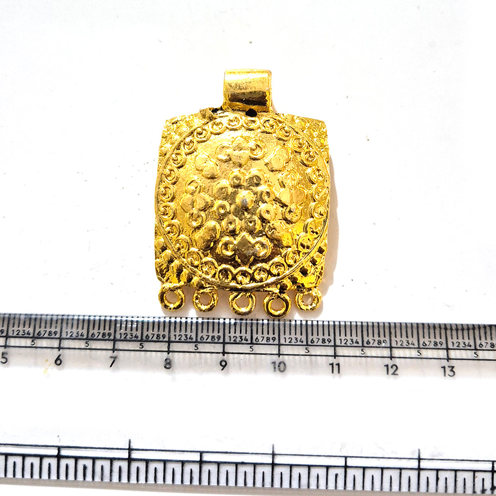 Large Gold Plated Statement Pendant | Limited Stock Sale | Jewelry Making Pendant | Single Piece