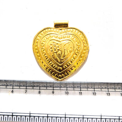 Large Gold Plated Statement Pendant | Limited Stock Sale | Jewelry Making Pendant | Single Piece