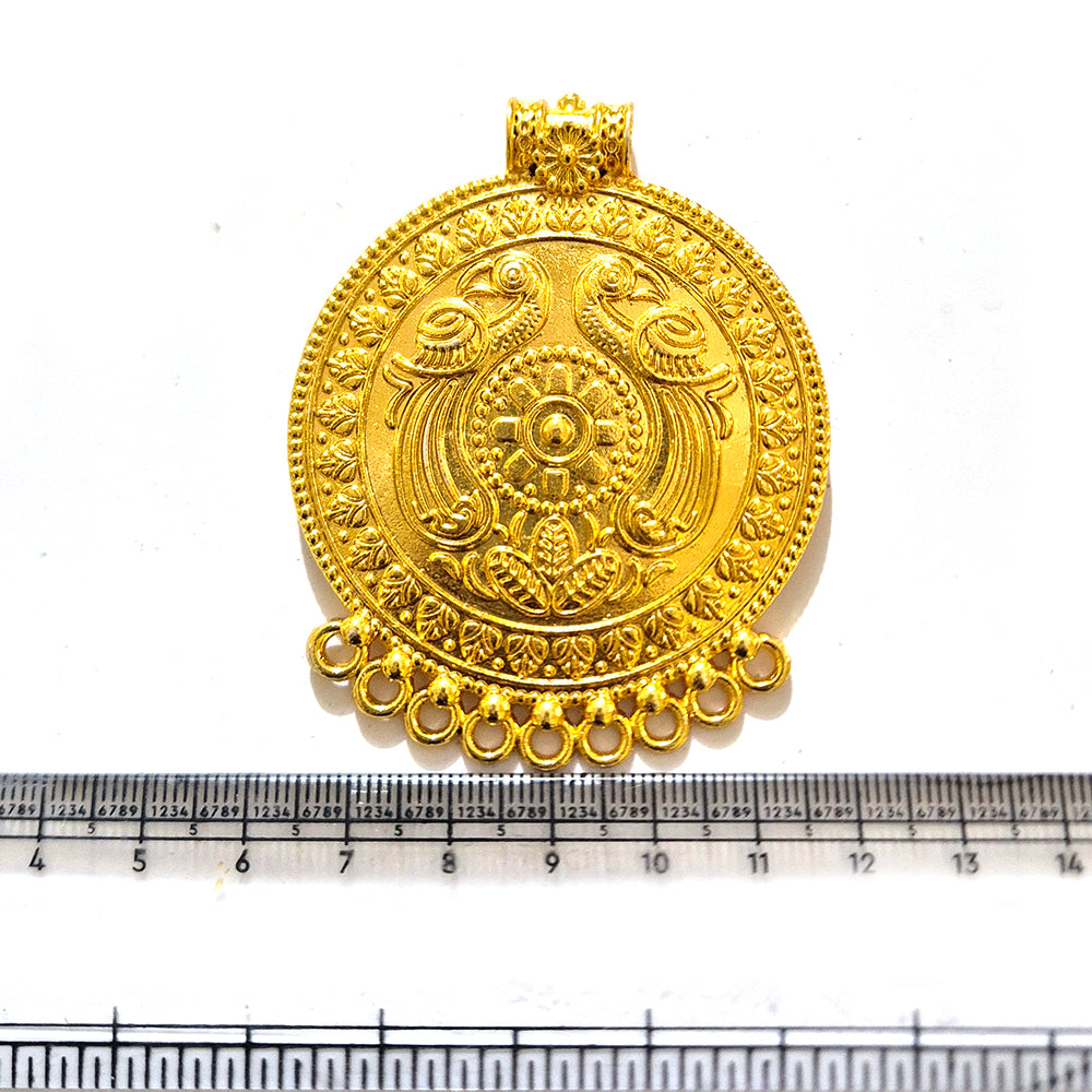 Large Gold Plated Statement Pendant | Limited Stock Sale | Jewelry Making Pendant | Single Piece