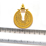 Large Gold Plated Statement Pendant | Limited Stock Sale | Jewelry Making Pendant | Single Piece