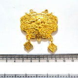 Large Gold Plated Statement Pendant | Limited Stock Sale | Jewelry Making Pendant | Single Piece