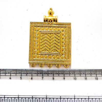 Large Gold Plated Statement Pendant | Limited Stock Sale | Jewelry Making Pendant | Single Piece