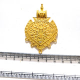 Large Gold Plated Statement Pendant | Limited Stock Sale | Jewelry Making Pendant | Single Piece