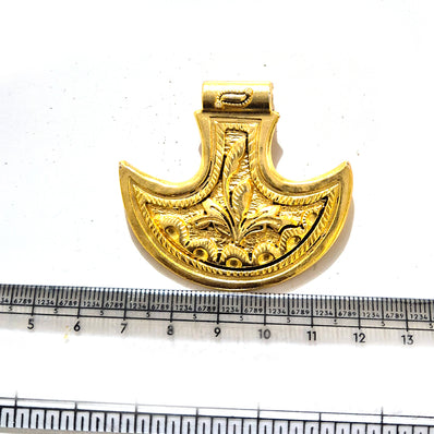 Large Gold Plated Statement Pendant | Limited Stock Sale | Jewelry Making Pendant | Single Piece
