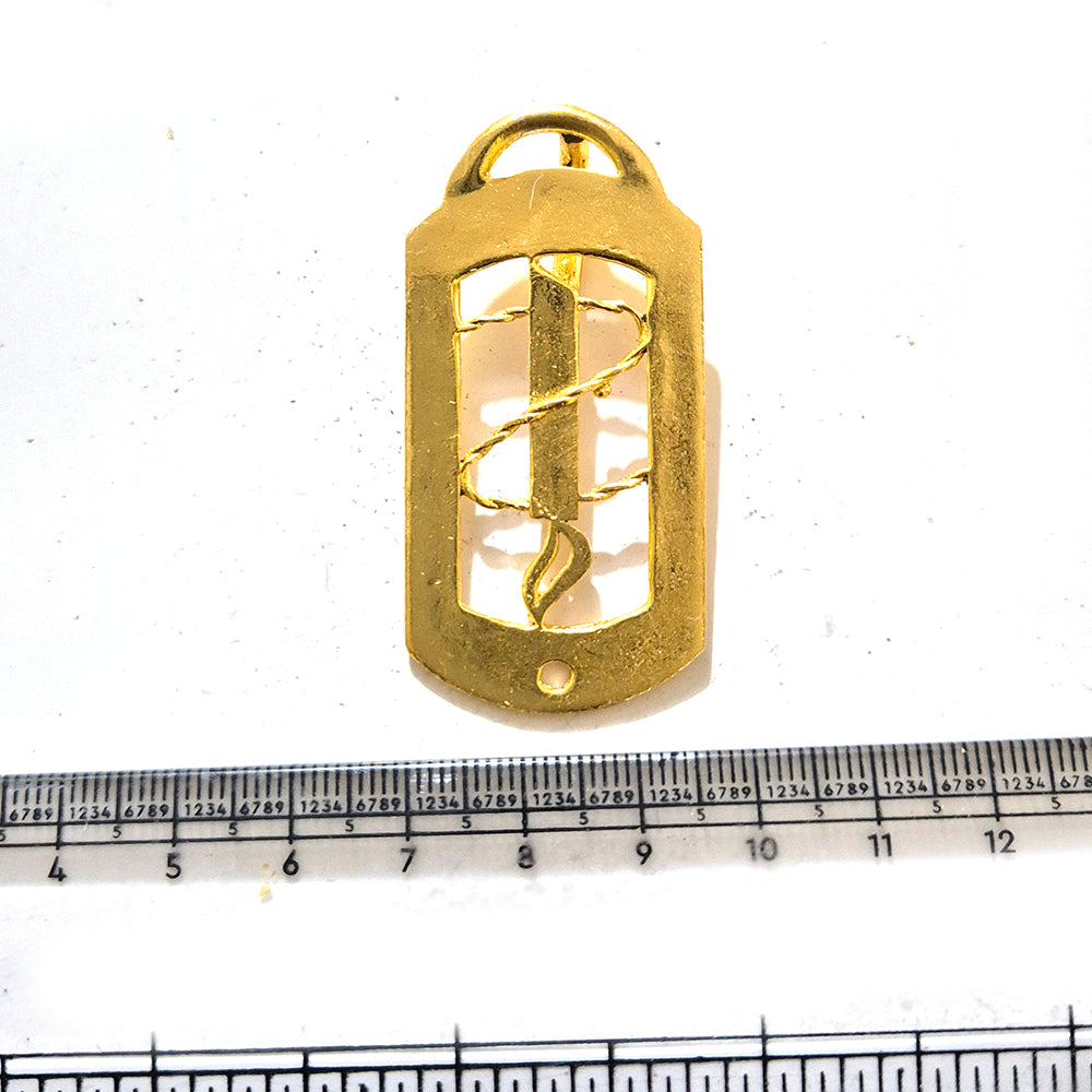 Large Gold Plated Statement Pendant | Limited Stock Sale | Jewelry Making Pendant | Single Piece