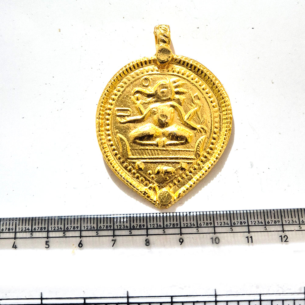 Large Gold Plated Statement Pendant | Limited Stock Sale | Jewelry Making Pendant | Single Piece