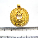Large Gold Plated Statement Pendant | Limited Stock Sale | Jewelry Making Pendant | Single Piece