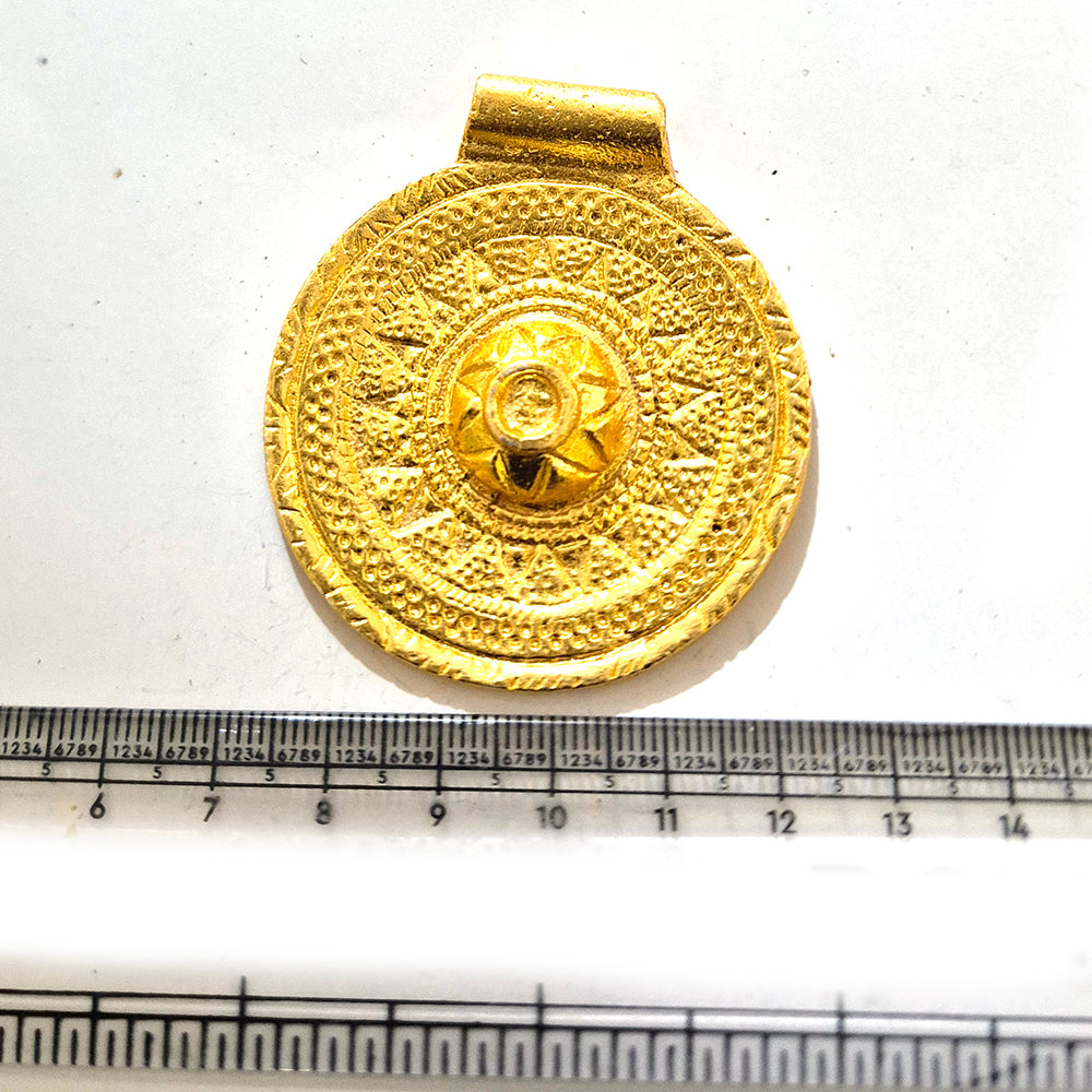 Large Gold Plated Statement Pendant | Limited Stock Sale | Jewelry Making Pendant | Single Piece