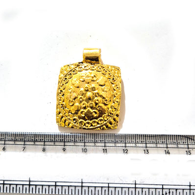 Large Gold Plated Statement Pendant | Limited Stock Sale | Jewelry Making Pendant | Single Piece