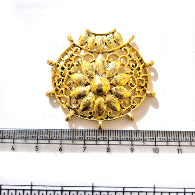 Large Gold Plated Statement Pendant | Limited Stock Sale | Jewelry Making Pendant | Single Piece