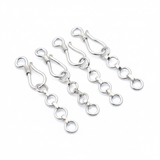 10 PIECES PACK' S HOOK JEWELLERY FINDING' SILVER POLISHED