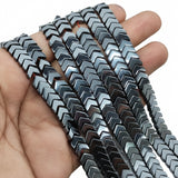 HEMATITE' 1 STRING/LINE PACK OF 8 MM 95-96 BEADS APPROX