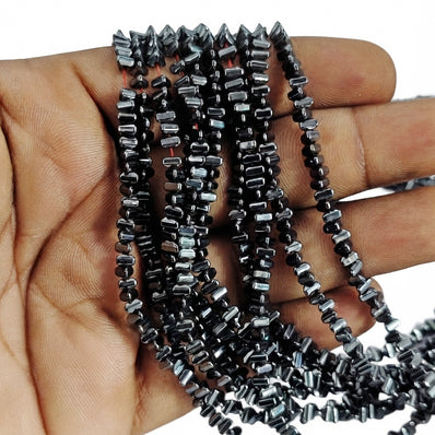 4x2.5mm Hematite Triangle Shaped Beads – 1 String, 170-180 Beads