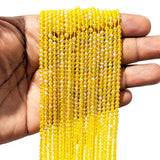 1 LINE/STRING PACK' 3 MM' 138-140 PIECES APPROX DUAL AB HYDRO CRYSTAL BEADS