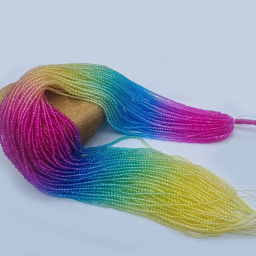 Per LINE/STRING PACK' 2 MM MINI DUAL SHADE HYDRO BEADS' 14-15 INCHES LONG