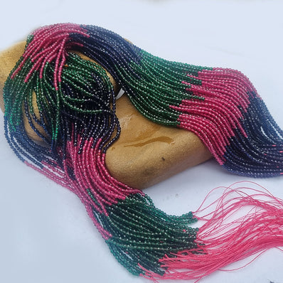 Per LINE/STRING PACK' 2 MM MINI DUAL SHADE HYDRO BEADS' 14-15 INCHES LONG