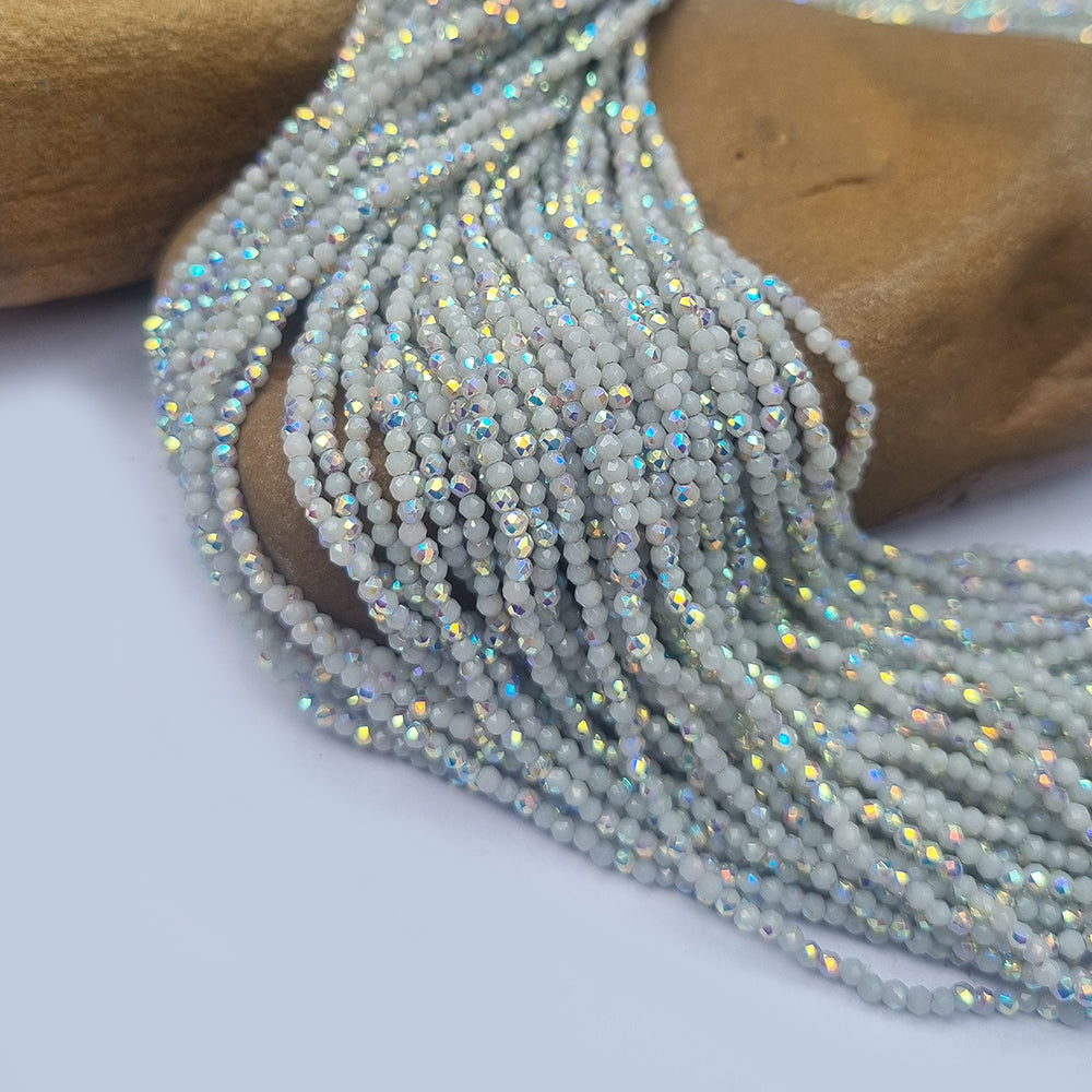 Per LINE/STRING PACK' 2 MM MINI DUAL SHADE HYDRO BEADS' 14-15 INCHES LONG