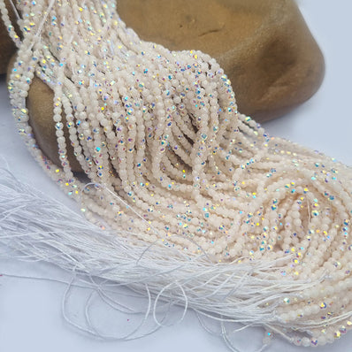 Per LINE/STRING PACK' 2 MM MINI DUAL SHADE HYDRO BEADS' 14-15 INCHES LONG