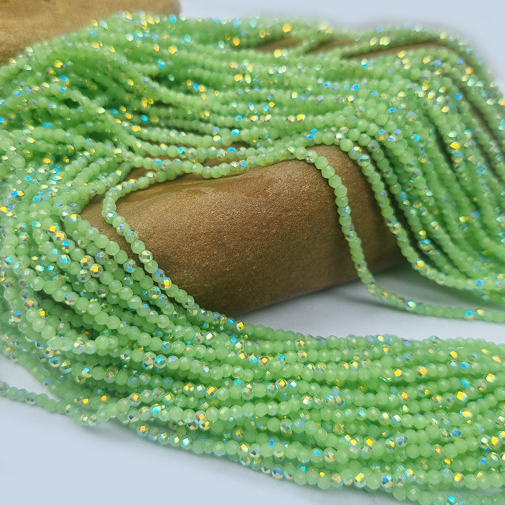 Per LINE/STRING PACK' 2 MM MINI DUAL SHADE HYDRO BEADS' 14-15 INCHES LONG