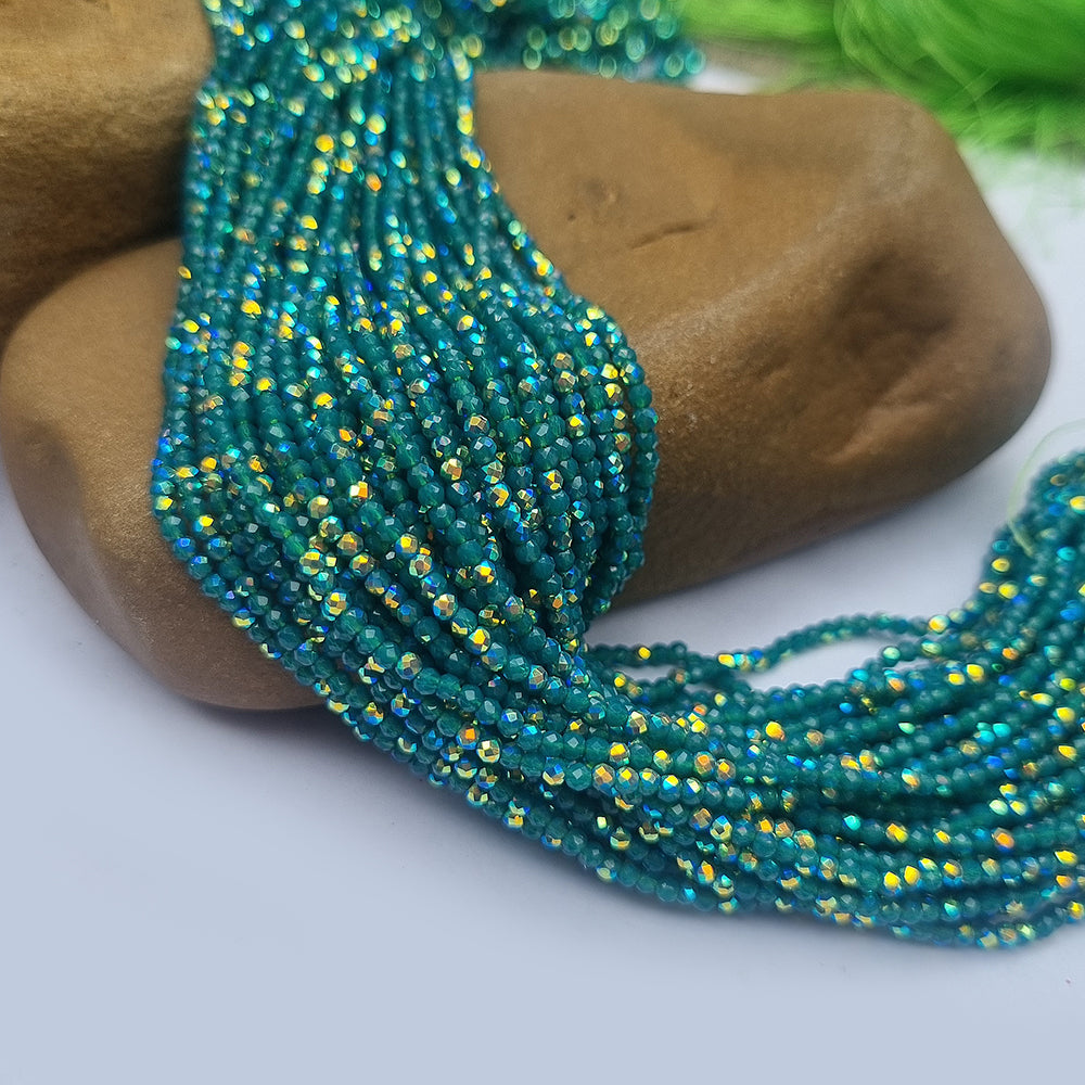 Per LINE/STRING PACK' 2 MM MINI DUAL SHADE HYDRO BEADS' 14-15 INCHES LONG