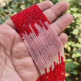 1 LINE/STRING PACK' 2 MM MINI DUAL SHADE HYDRO BEADS' 14-15 INCHES LONG