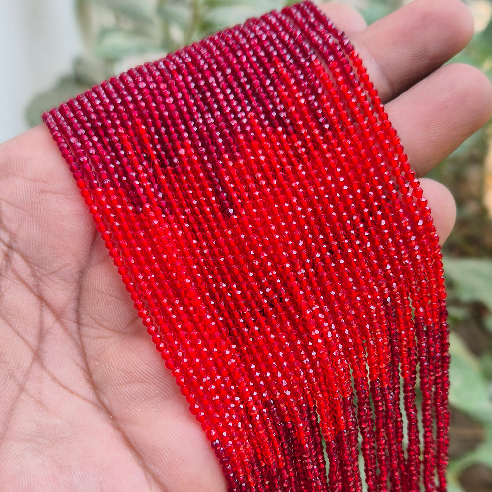 1 LINE/STRING PACK' 2 MM MINI DUAL SHADE HYDRO BEADS' 14-15 INCHES LONG