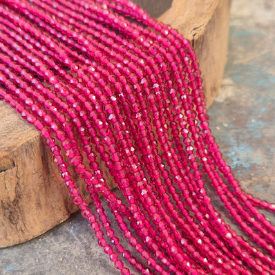 5 LINES PACK' 2 MM MINI HYDRO BEADS' 14-15 INCHES LONG