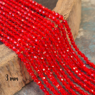 2 LINES PACK' 3-3.5 mm Micro Faceted Hydro Beads