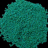 Teal Green Glass Seed Beads 11/0 Size (2mm Approx.) – Solid Color Round Seed Beads – 50 Grams Pack – Made in India Beads