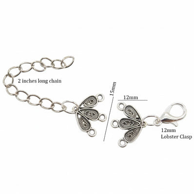 10pcs set, extension chain findings for multi row necklace and bracelets making