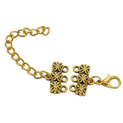 10pcs antique Gold extension chain for multi row necklace and bracelets making