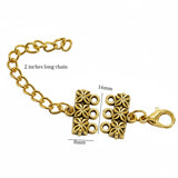 10pcs antique Gold extension chain for multi row necklace and bracelets making