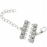 10pcs antique Silver extension chain for multi row necklace and bracelets making