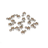 50pcs pkg. small star charms in size about 6mm