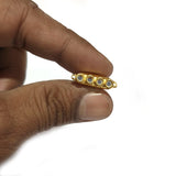 10pcs pkg. 22k gold plated anti tarnish spacer bar gold 4 hole size about 18~20mm