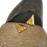 10pcs pkg. 22k gold plated anti tarnish spacer bar gold 3 hole size about 16mm