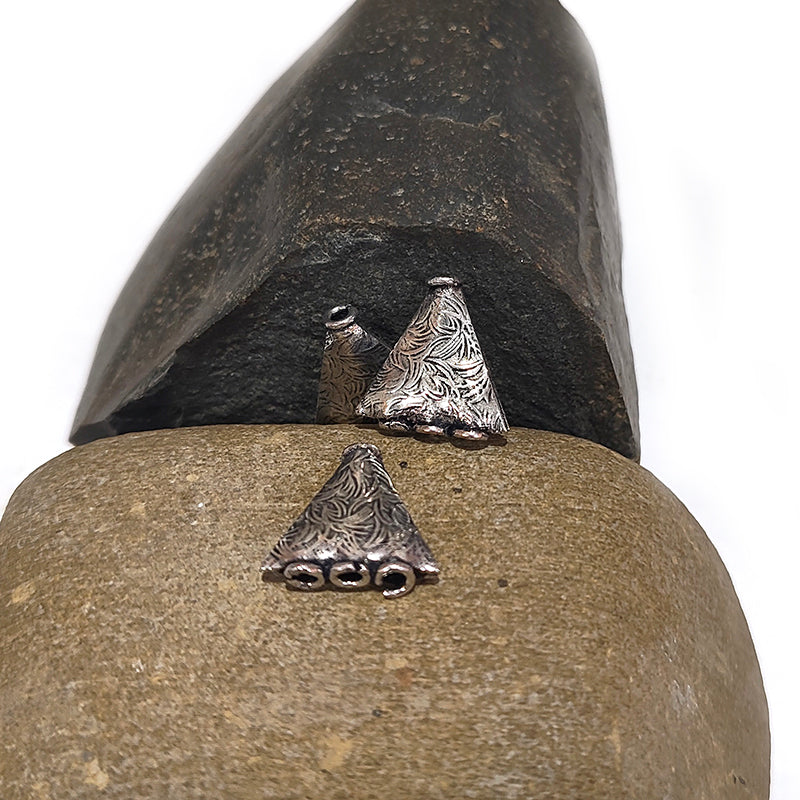 10 PCS PACK, 3 HOLE SPACER BAR, OXIDIZED SILVER PLATED, IN SIZE ABOUT 16 MM, BEST FOR MULTI ROW JEWELRY MAKING